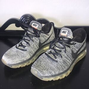 Nike Oreo fly knit max preowned running shoes